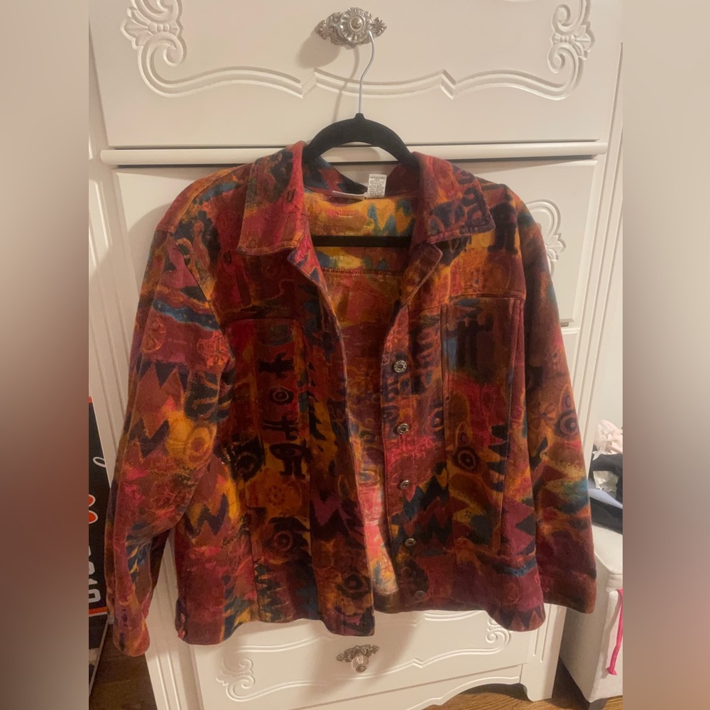 Chico’s Vintage Tribal Coat
